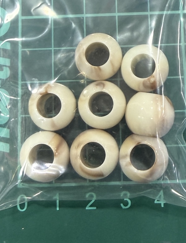 Bead 15mm Cream